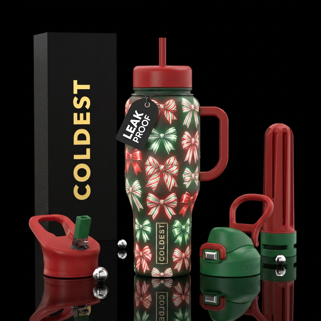 glowie bows water bottle design