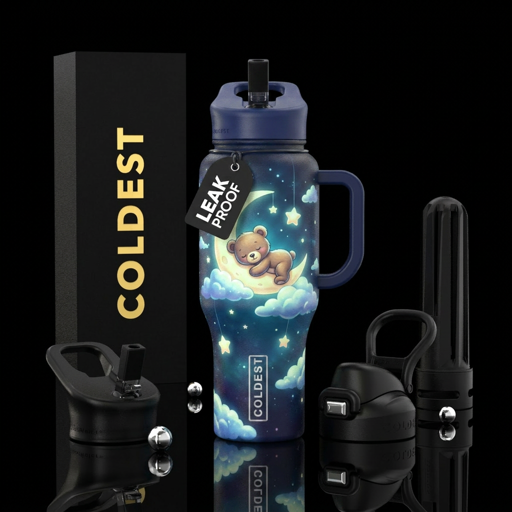 sweet dreams water bottle design