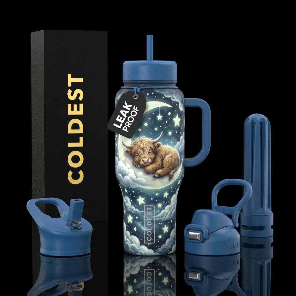 IN THE CLOUDS water bottle design