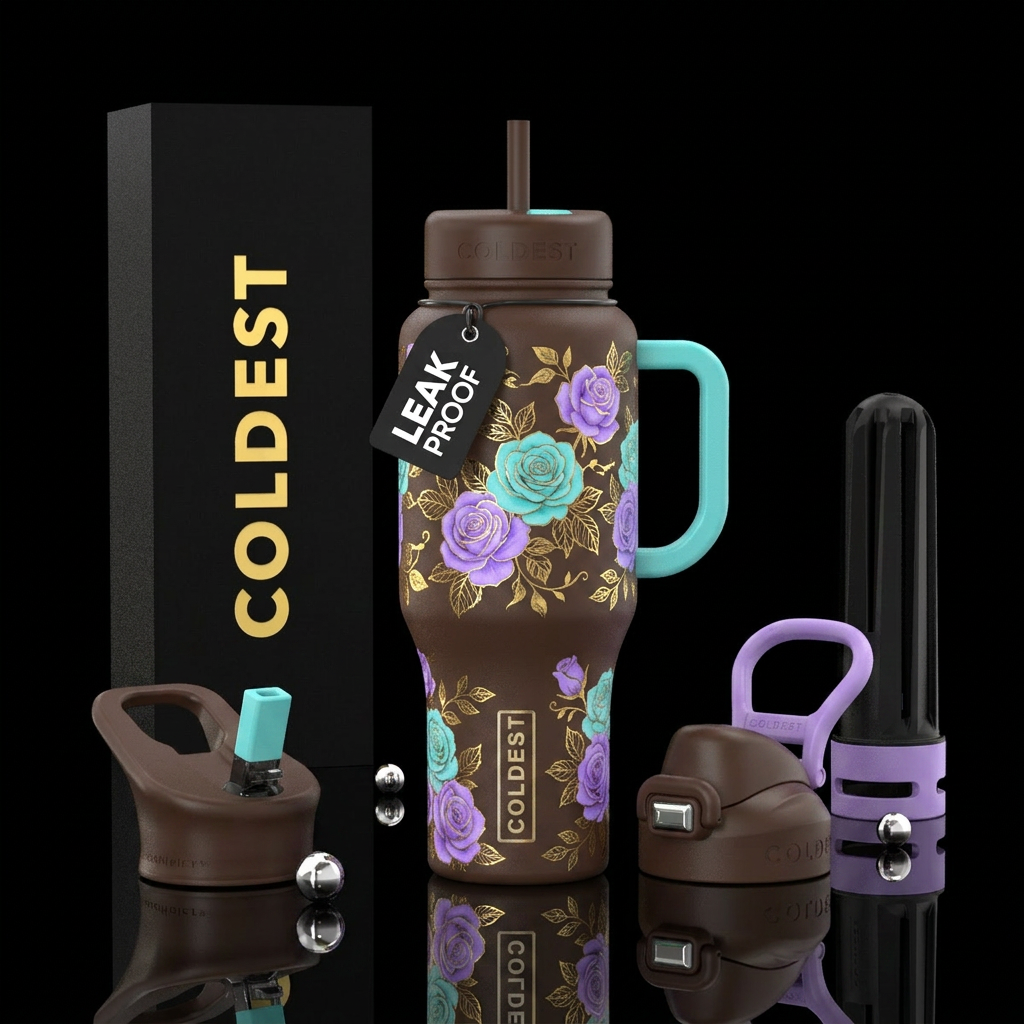 Chocolate tiffany water bottle design