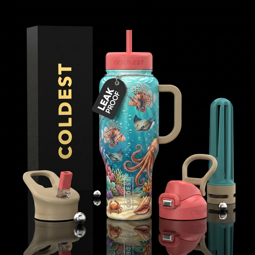 seascape water bottle design