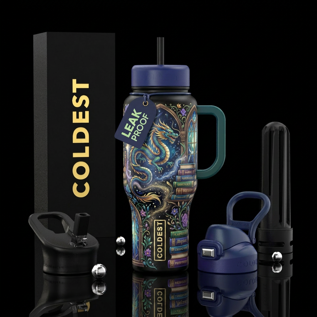 oriental fairytales water bottle design