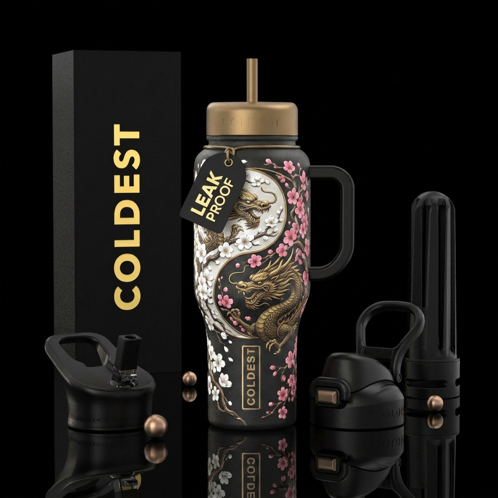 Dragon water bottle design