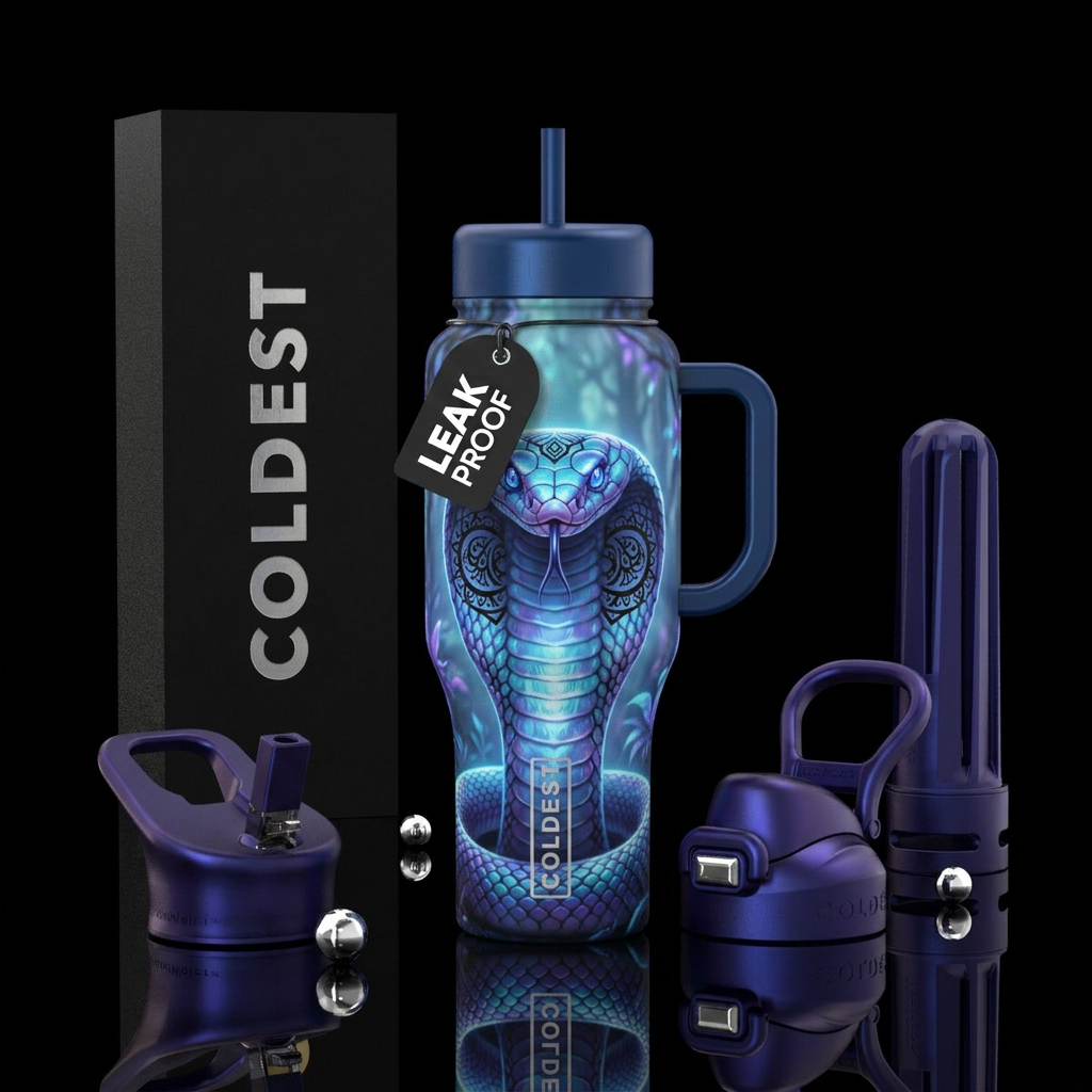 Cobra Forest water bottle design