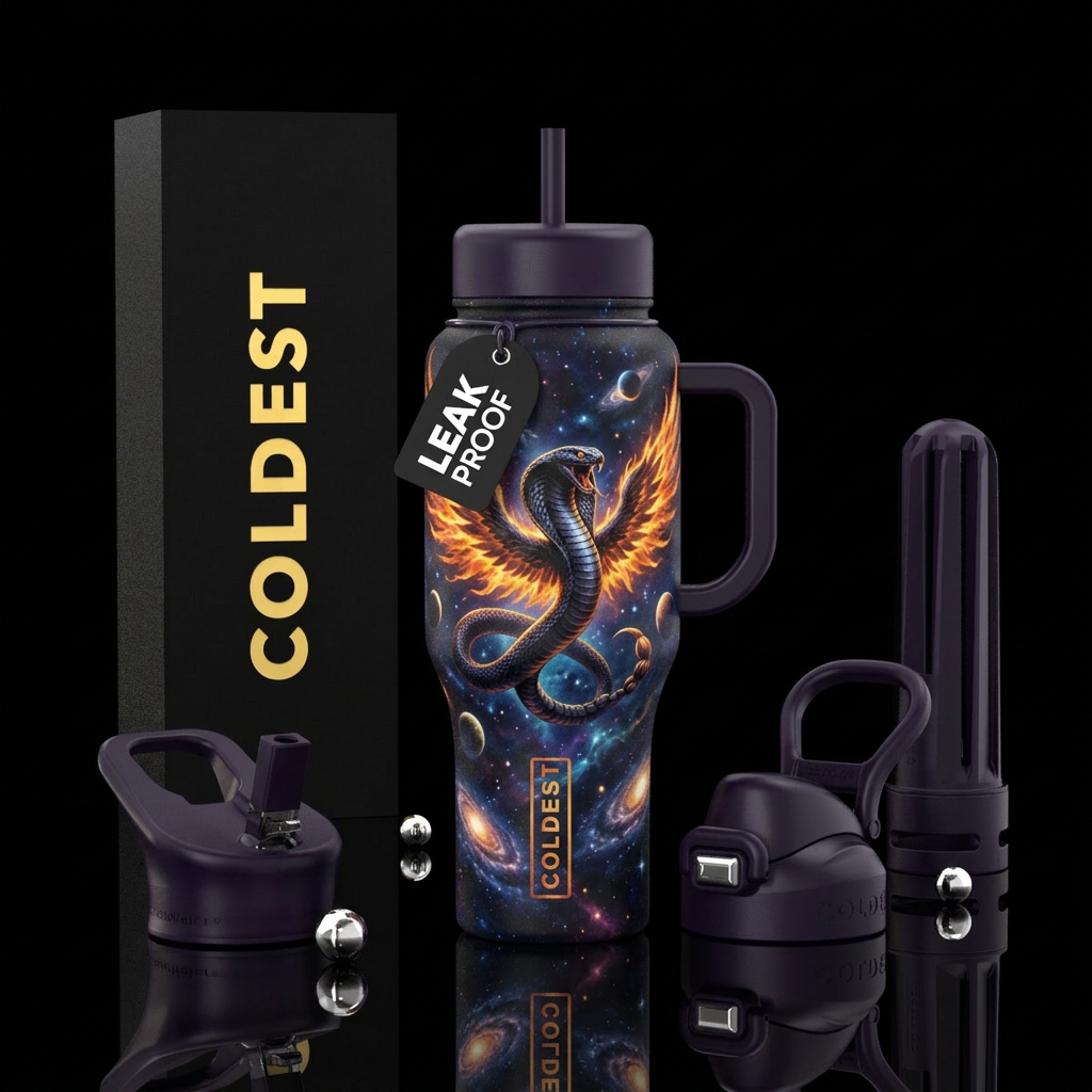Cobra Universe water bottle design
