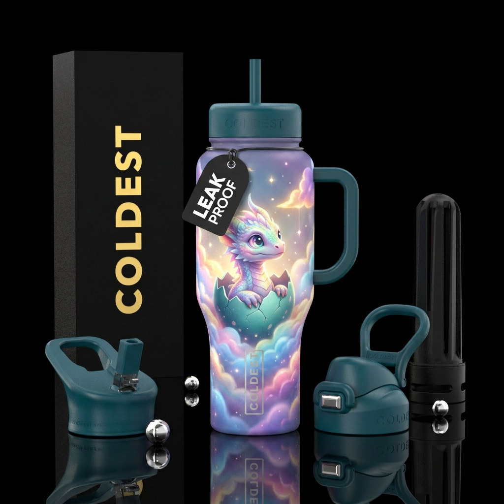 Dragon Tales water bottle design