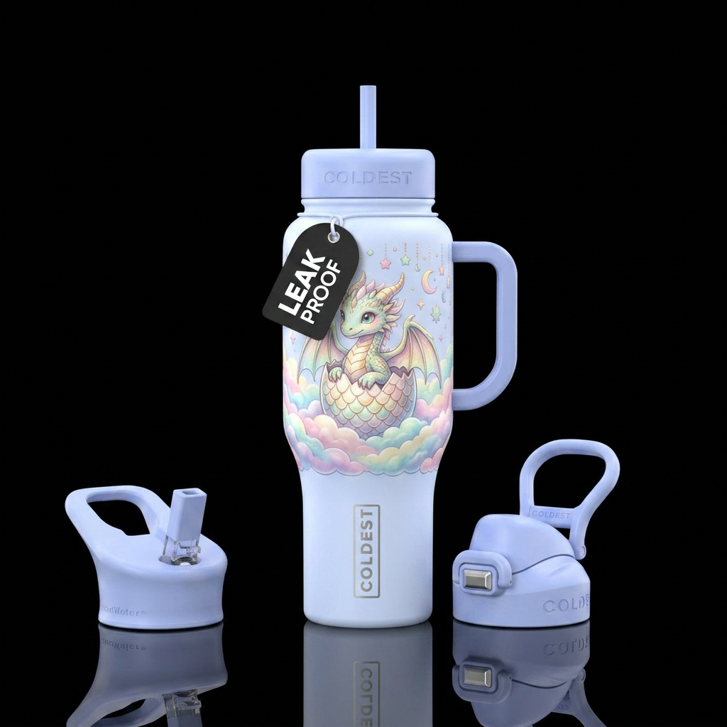 Pastel Dreams water bottle design