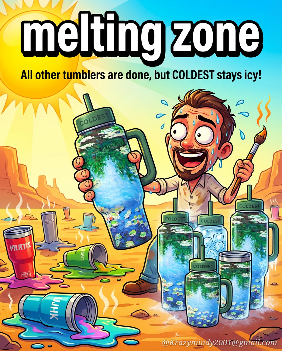 You have entered a melting zone all other tumblers... water bottle design