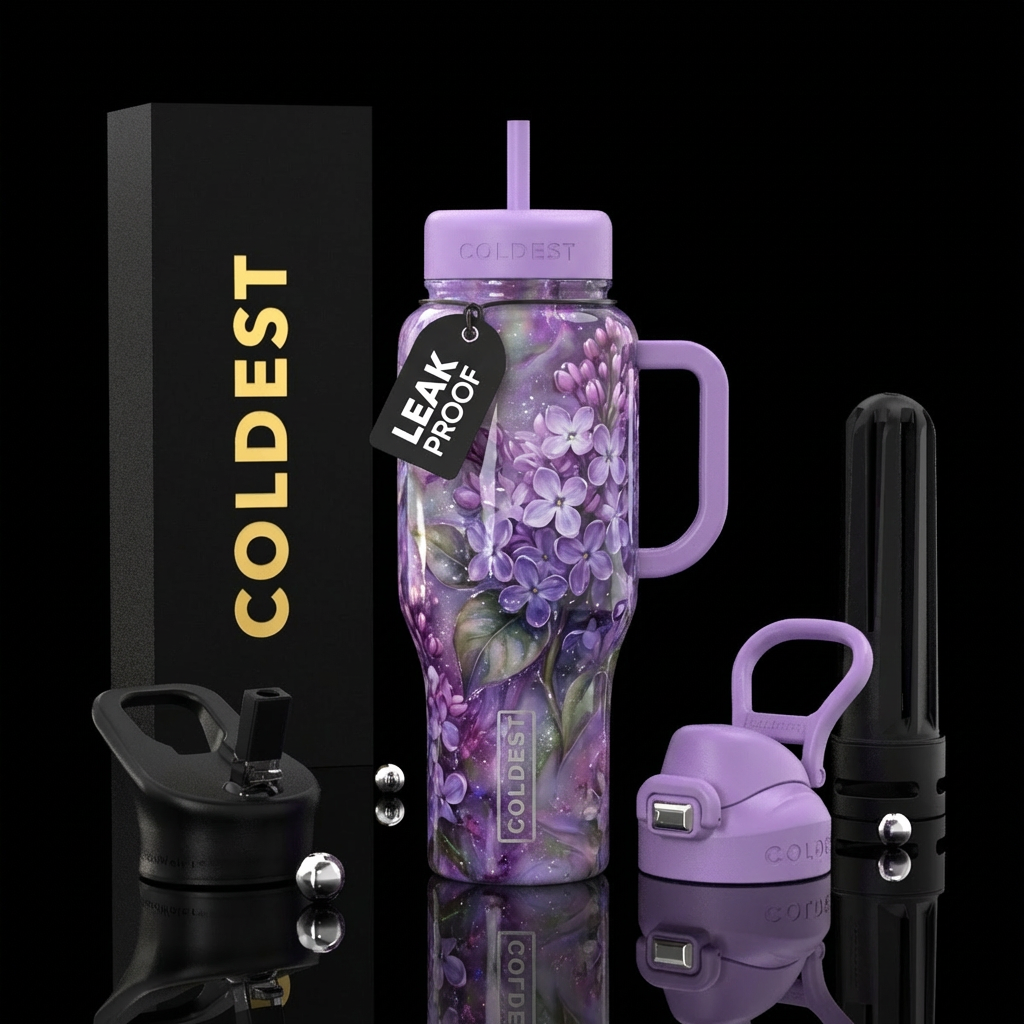 High definition hyper 3d resin poured close up bea... water bottle design