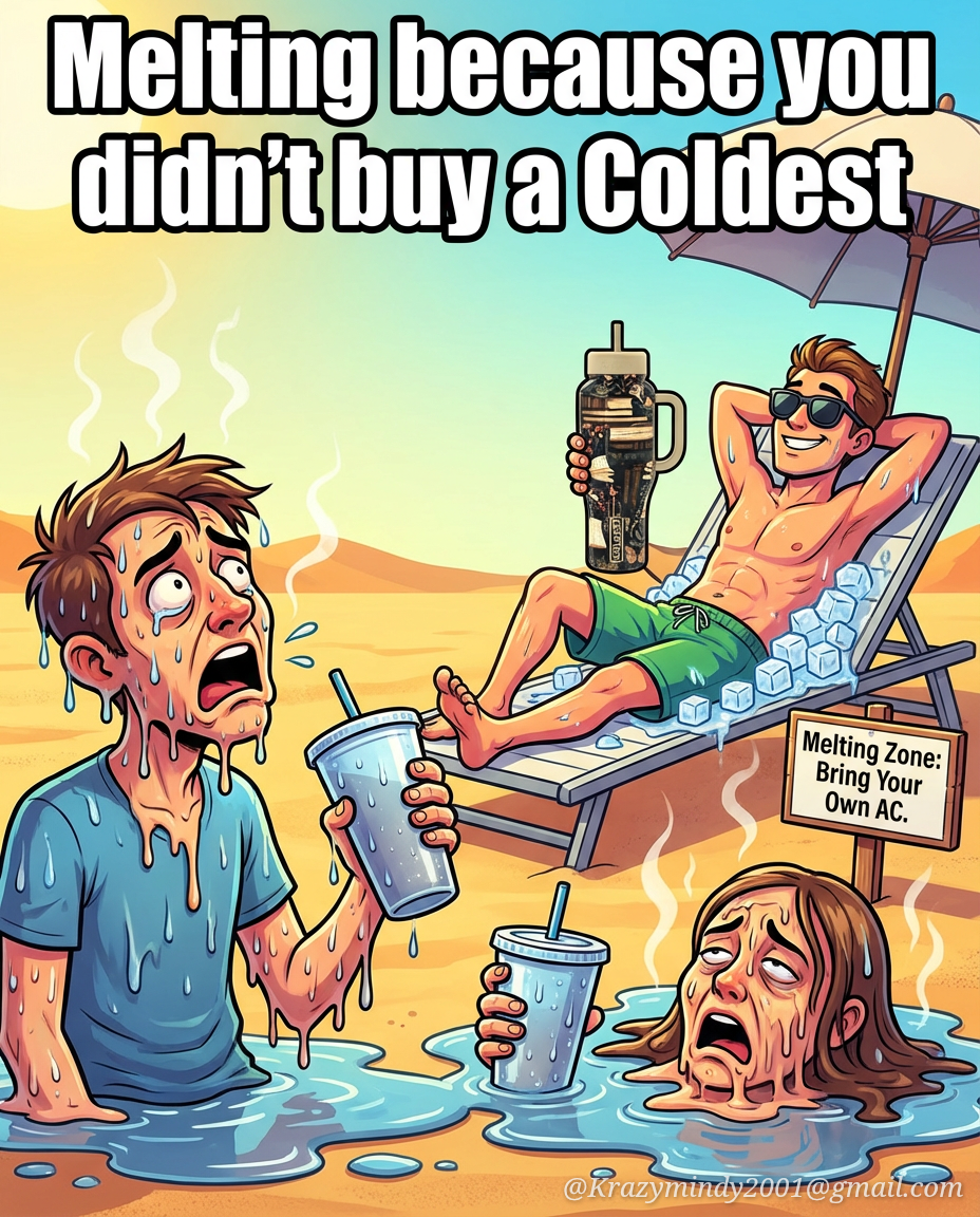 DON'T  buy a coldest if you'd rather melt, people ... water bottle design