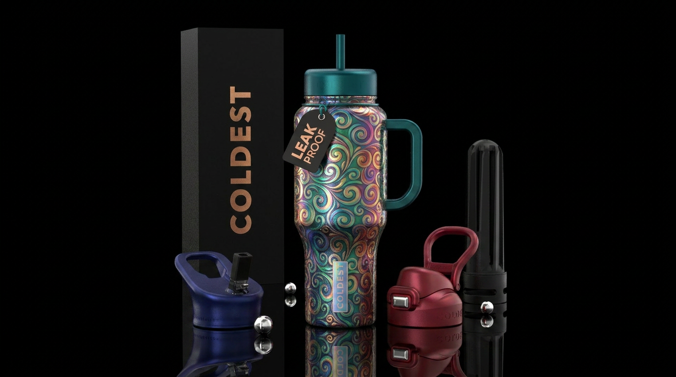 Art water bottle design