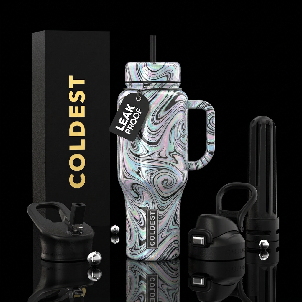 Art water bottle design