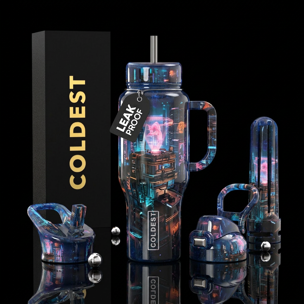 Fantasy water bottle design