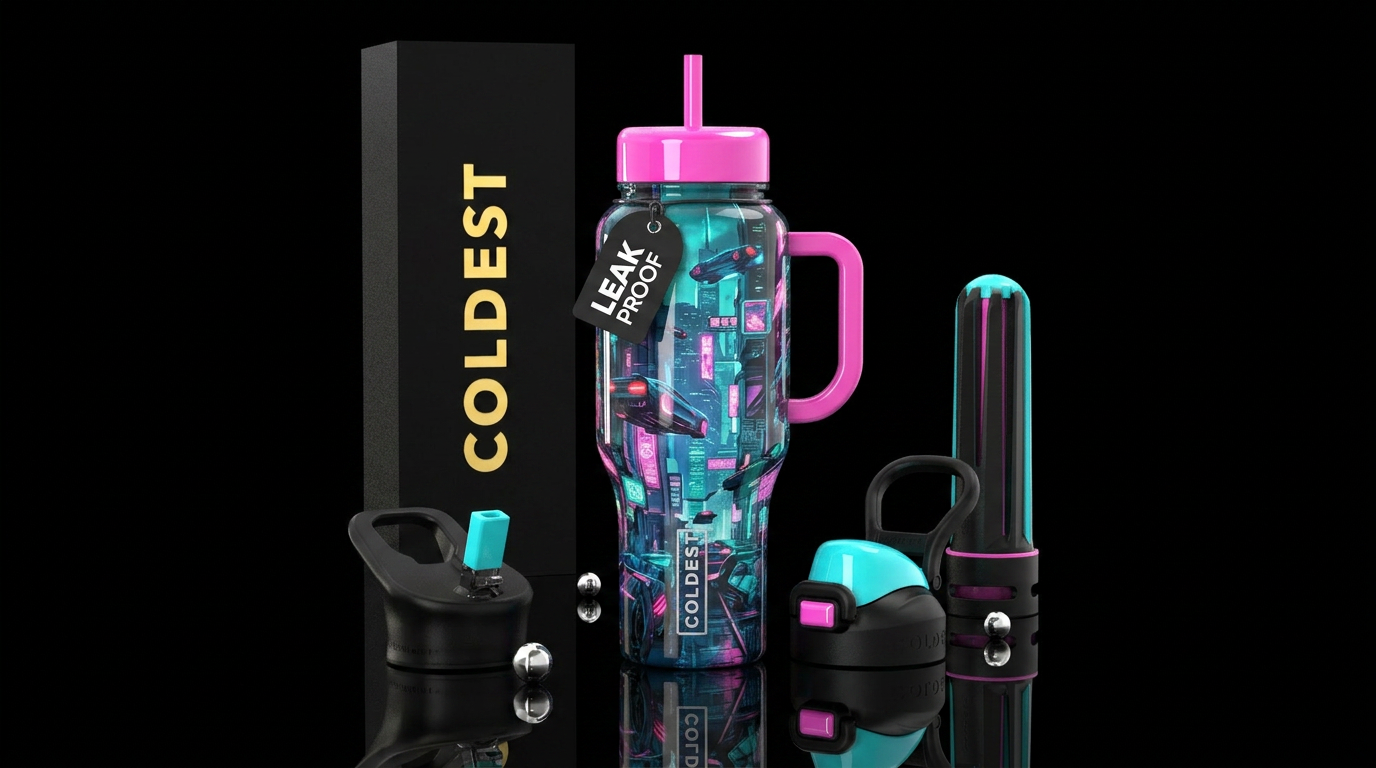 Fantasy water bottle design