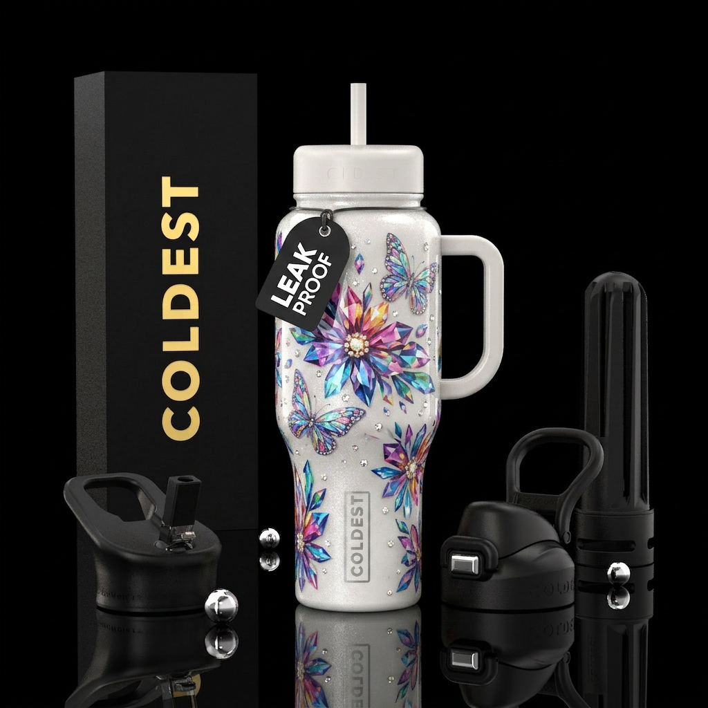 Art water bottle design