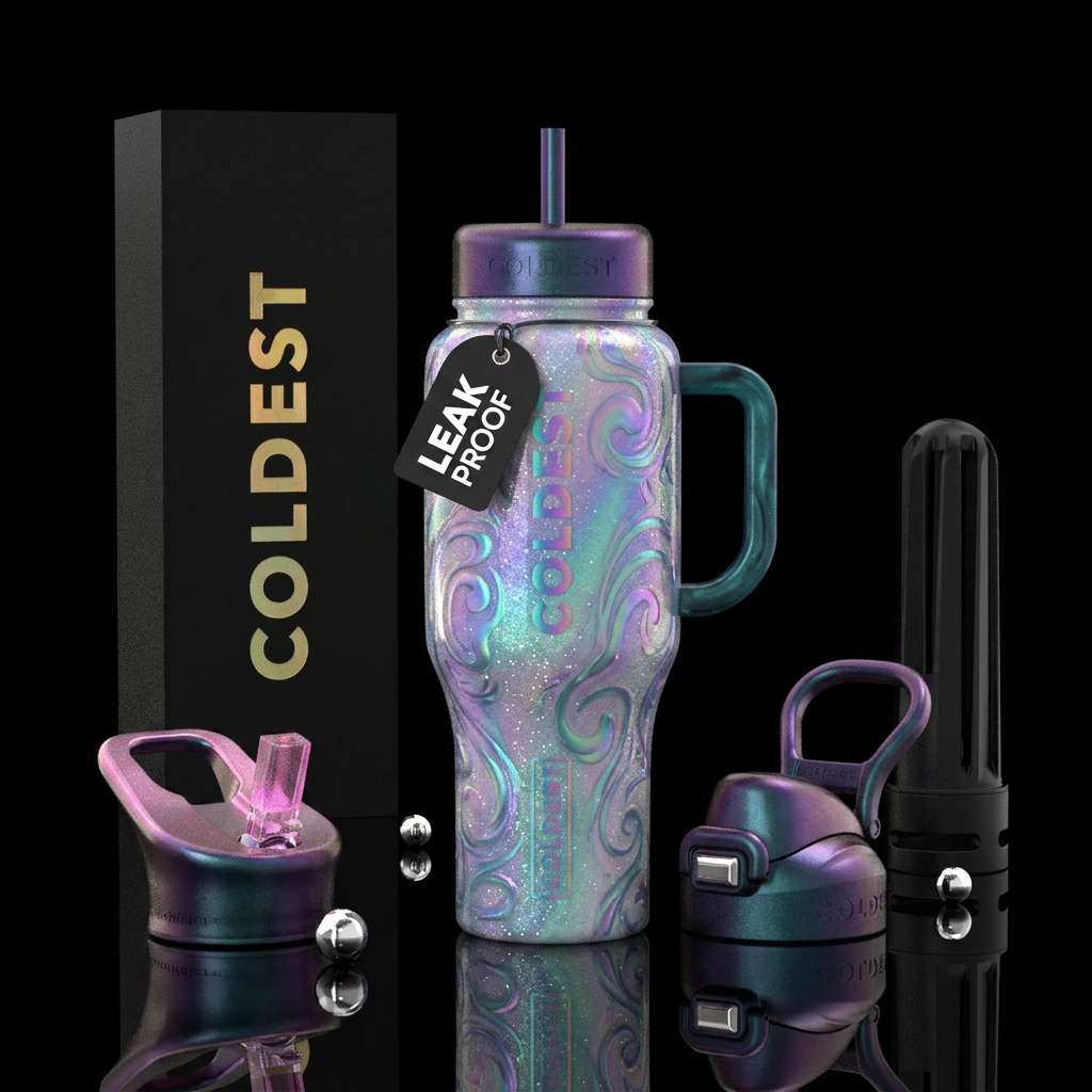 Art water bottle design