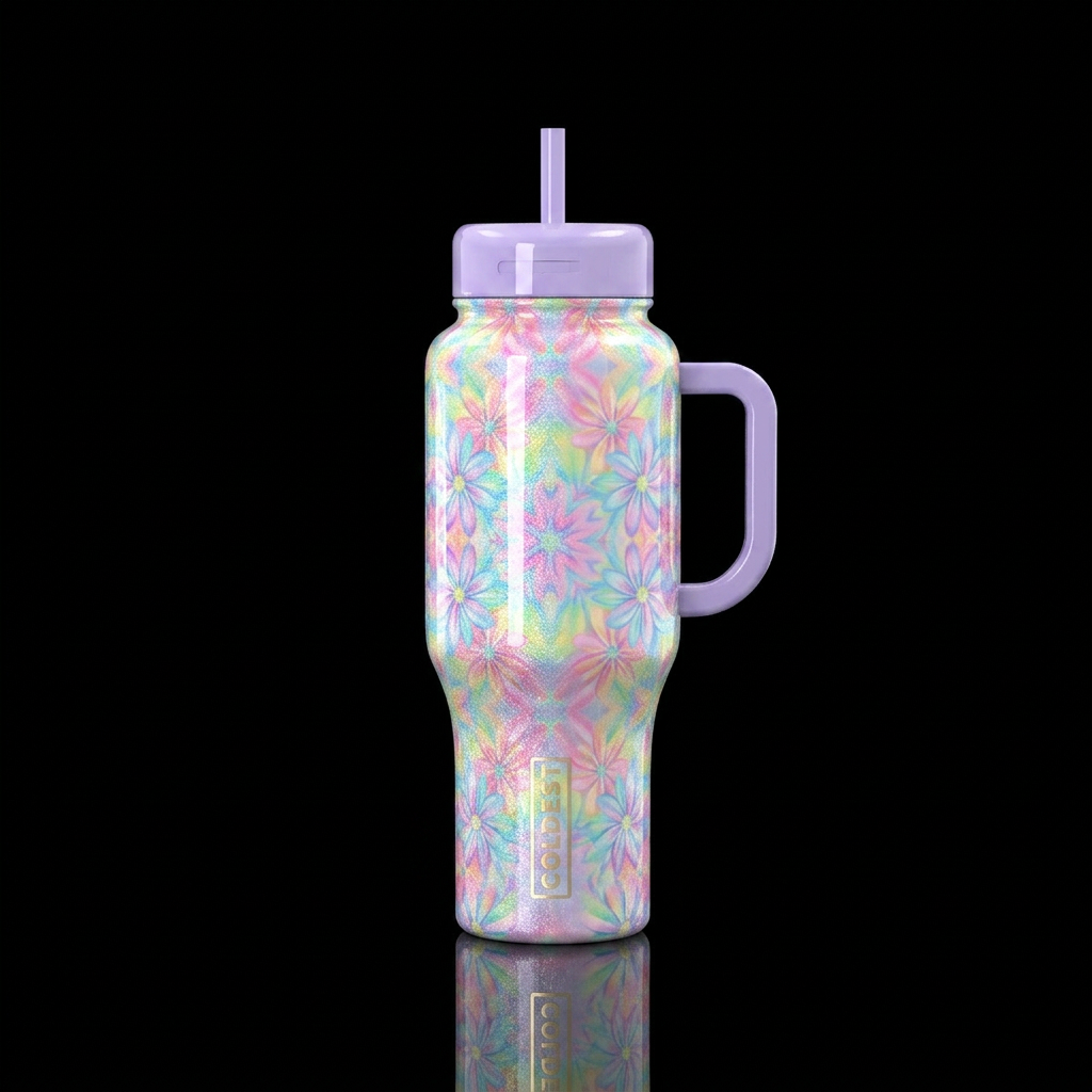 Art water bottle design