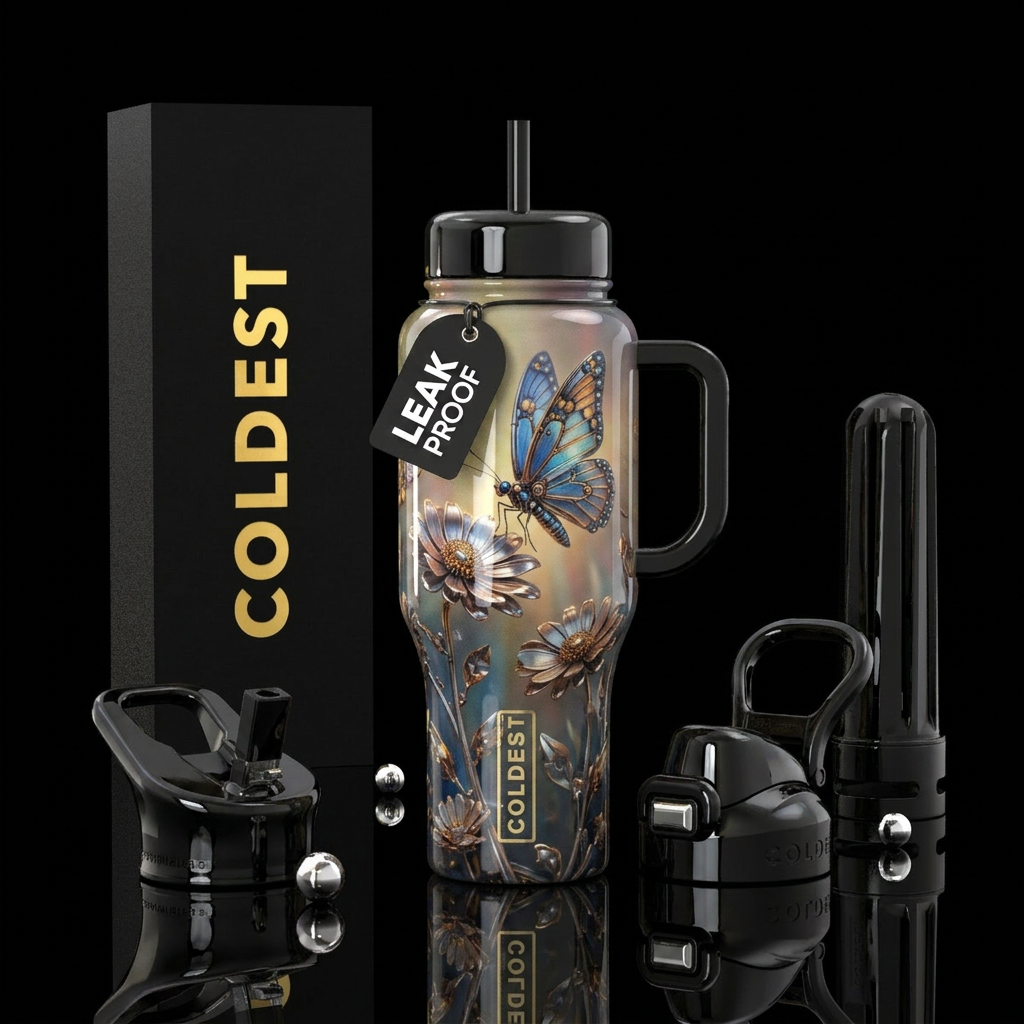 Art water bottle design