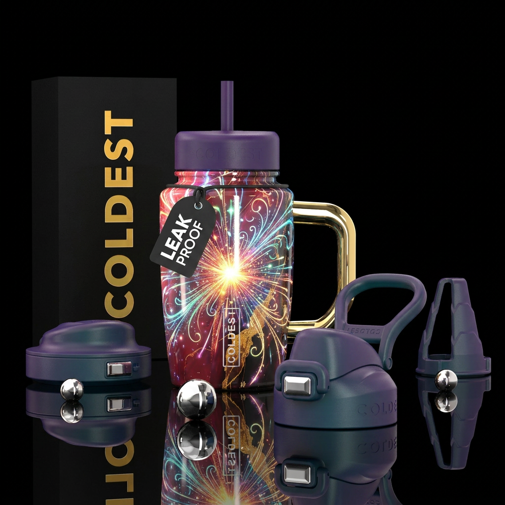 Art water bottle design