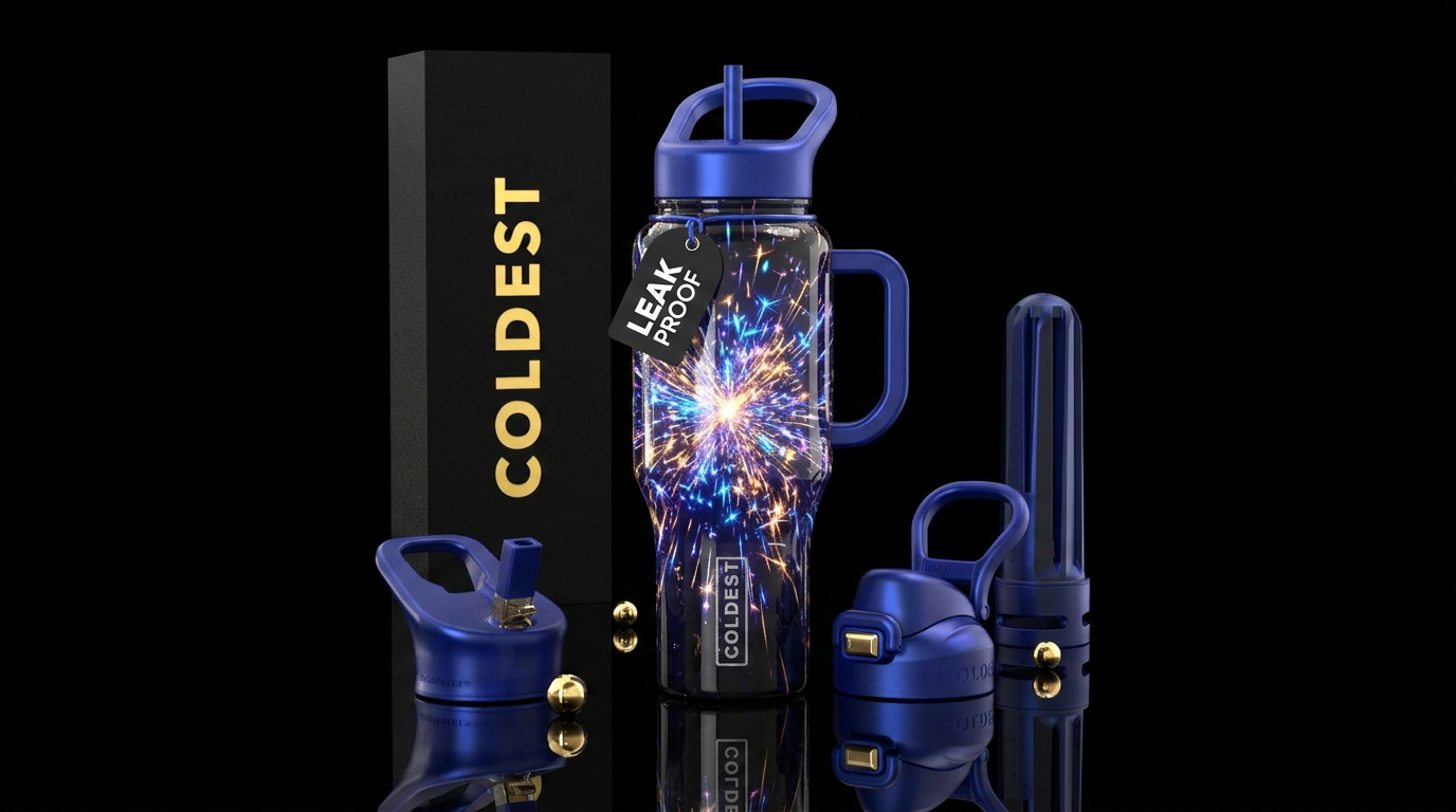 Art water bottle design