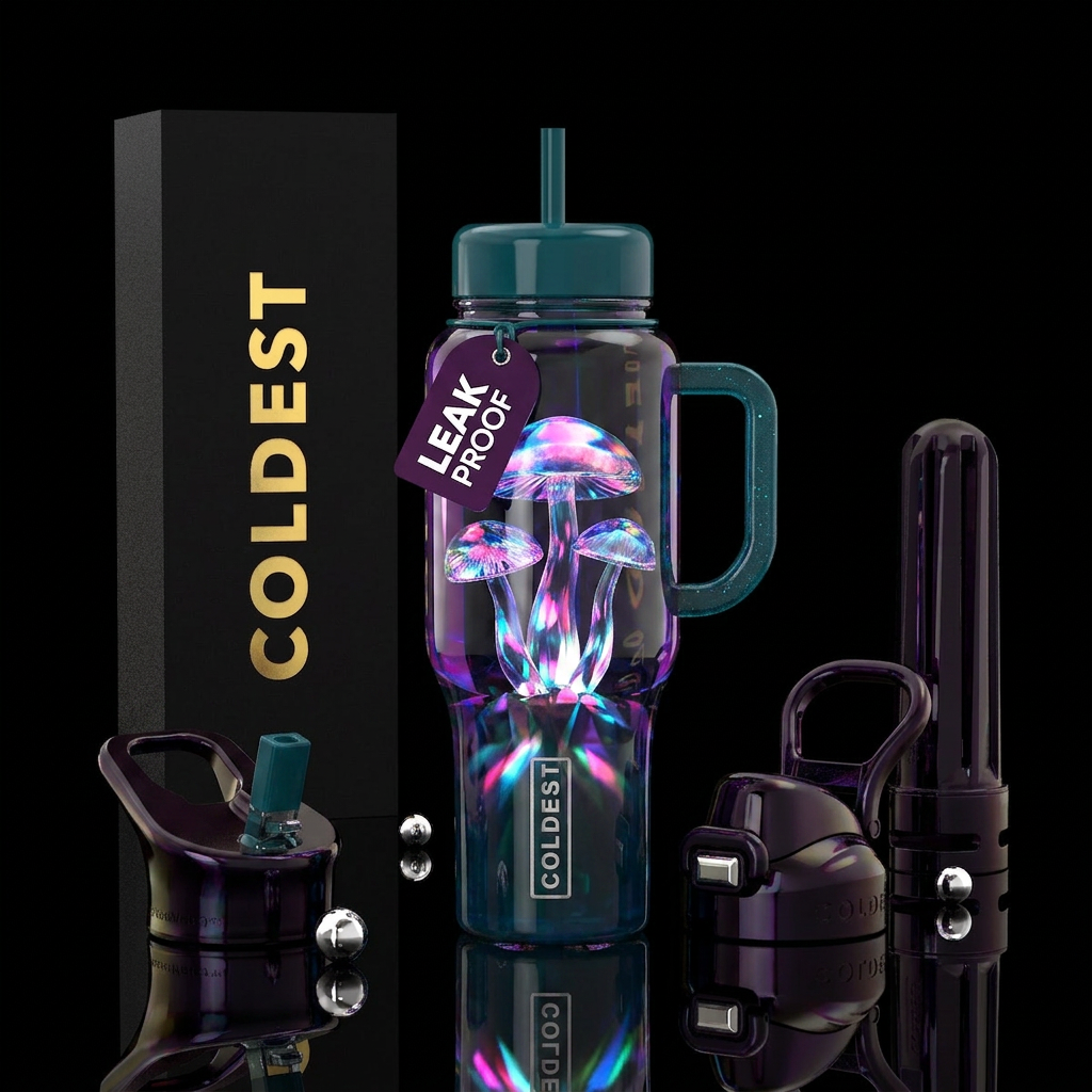 Art water bottle design