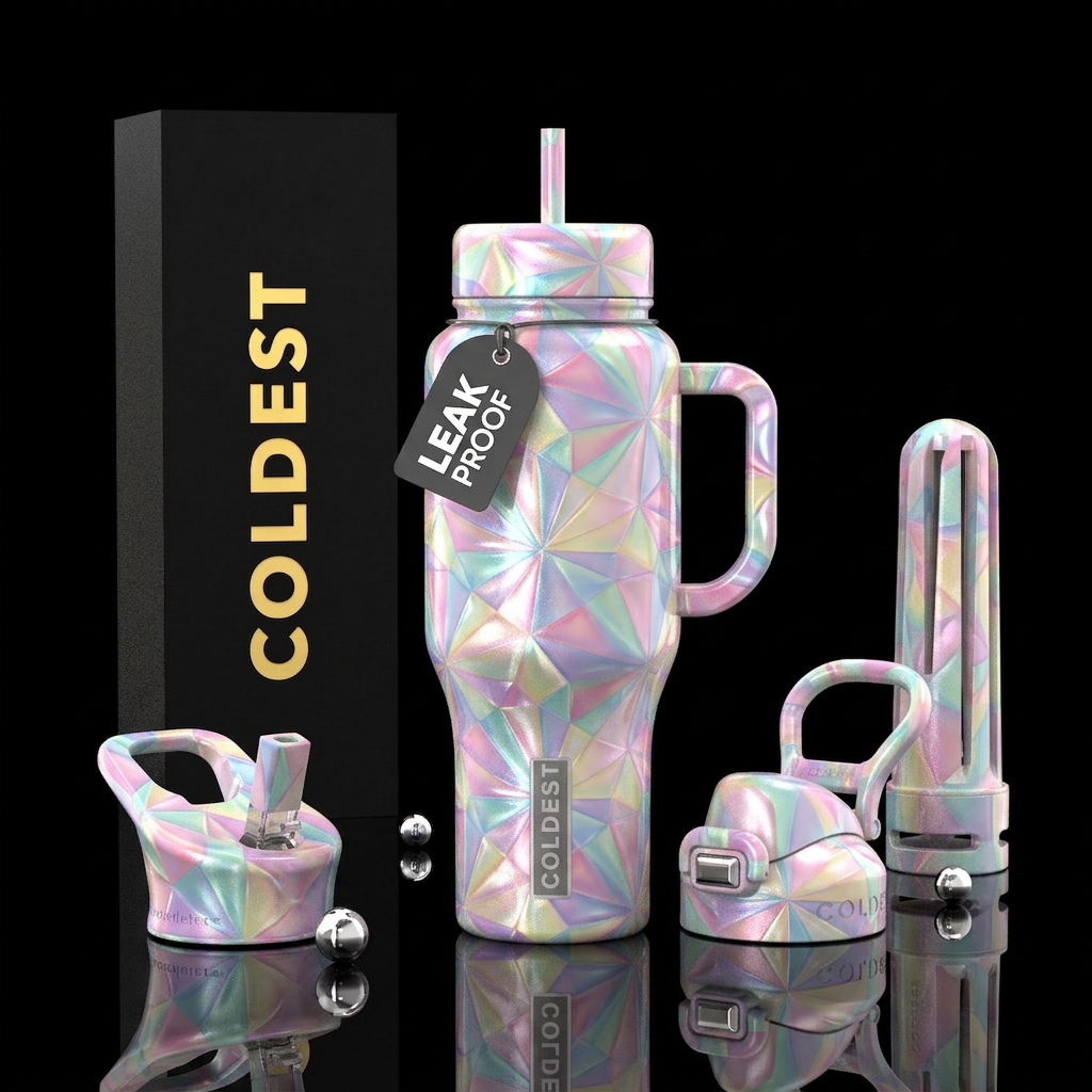 Art water bottle design
