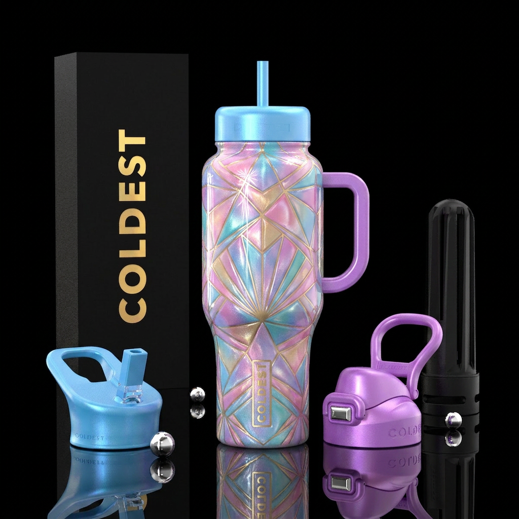 Art water bottle design
