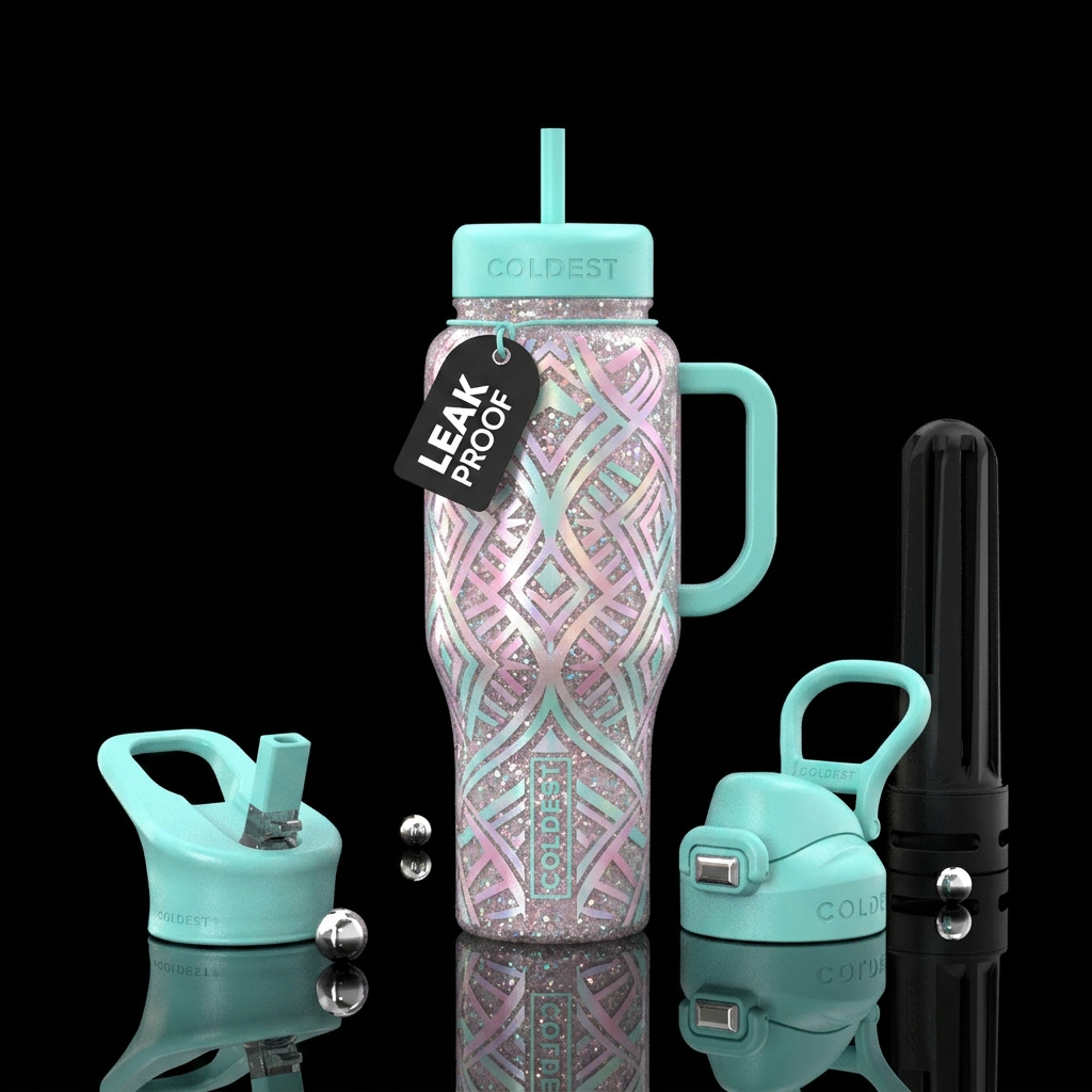 Art water bottle design