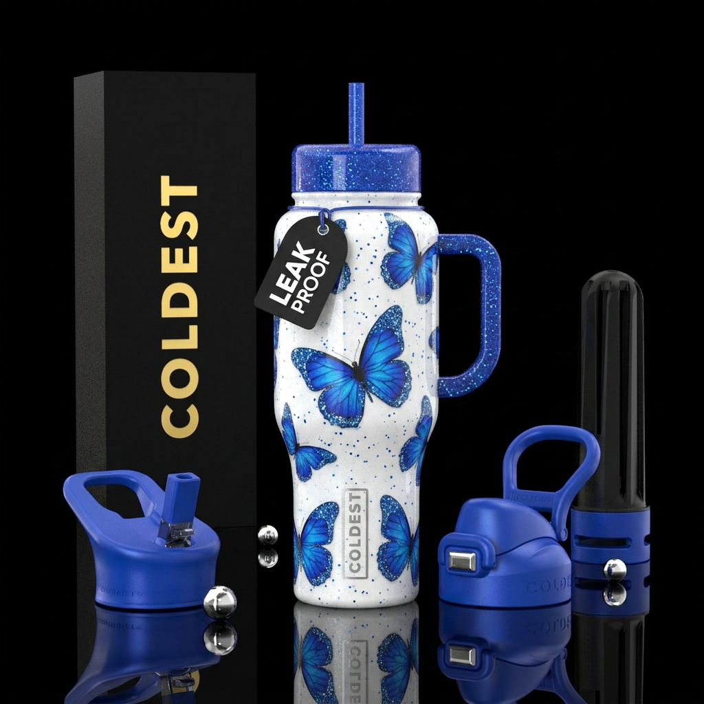 Art water bottle design