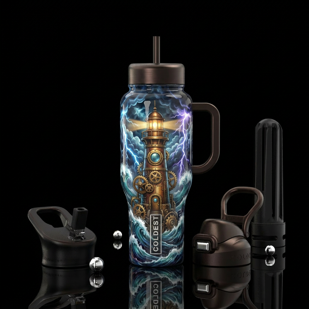 Art water bottle design