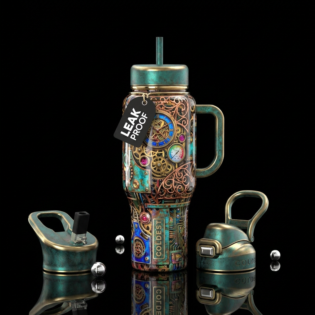 Art water bottle design