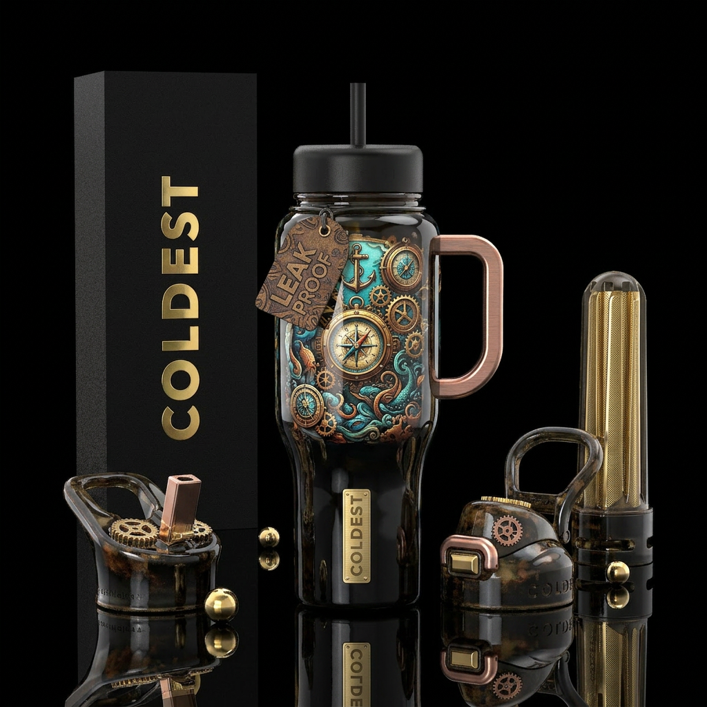 Art water bottle design