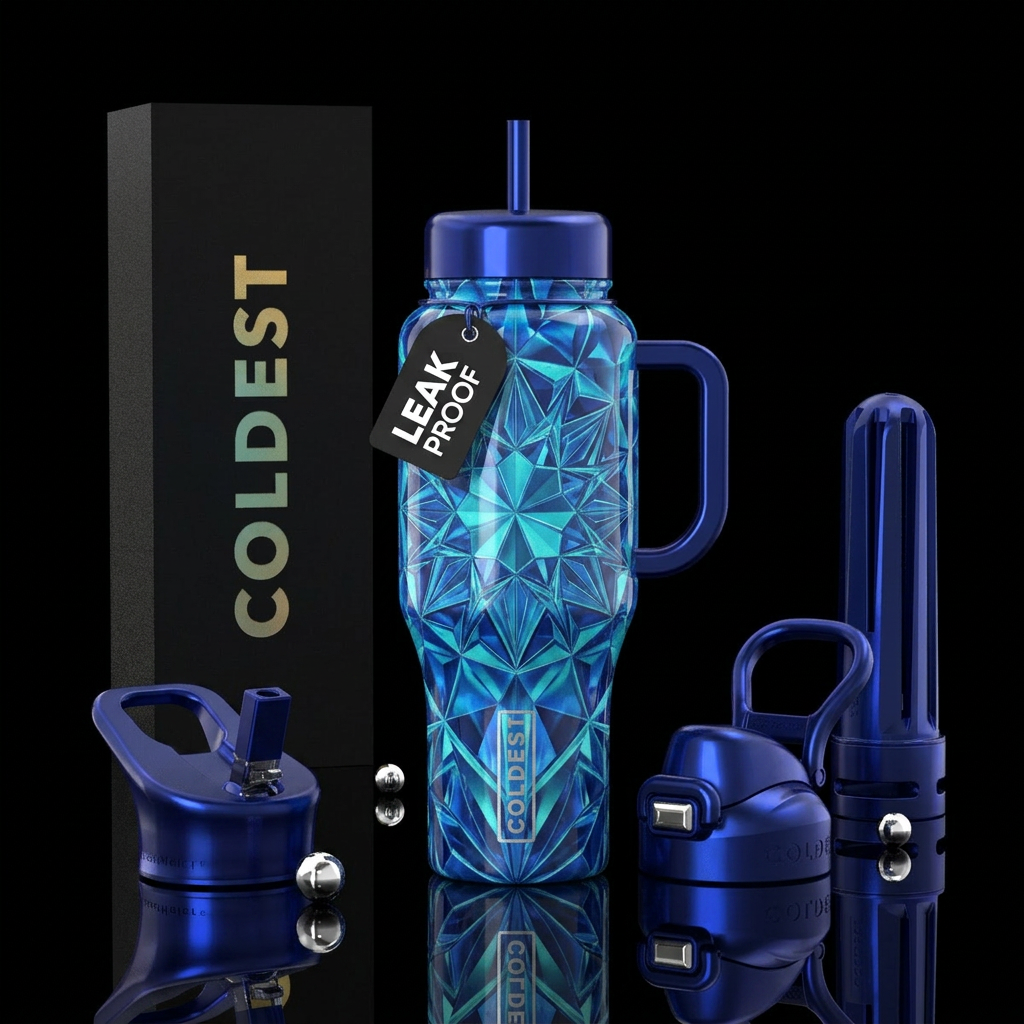 Art water bottle design