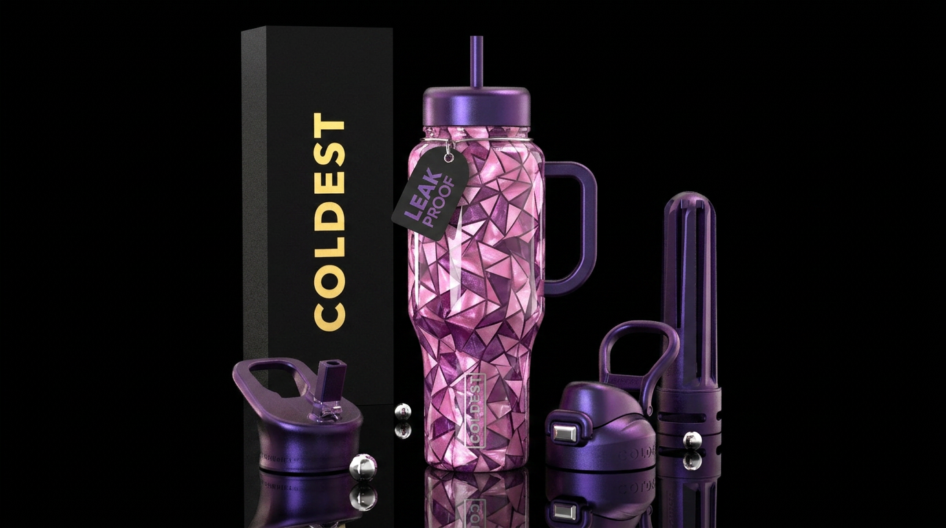 Art water bottle design