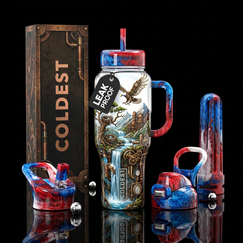 Art water bottle design