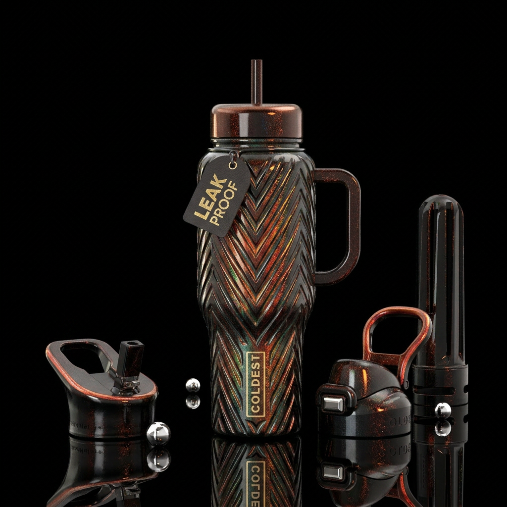 Art water bottle design