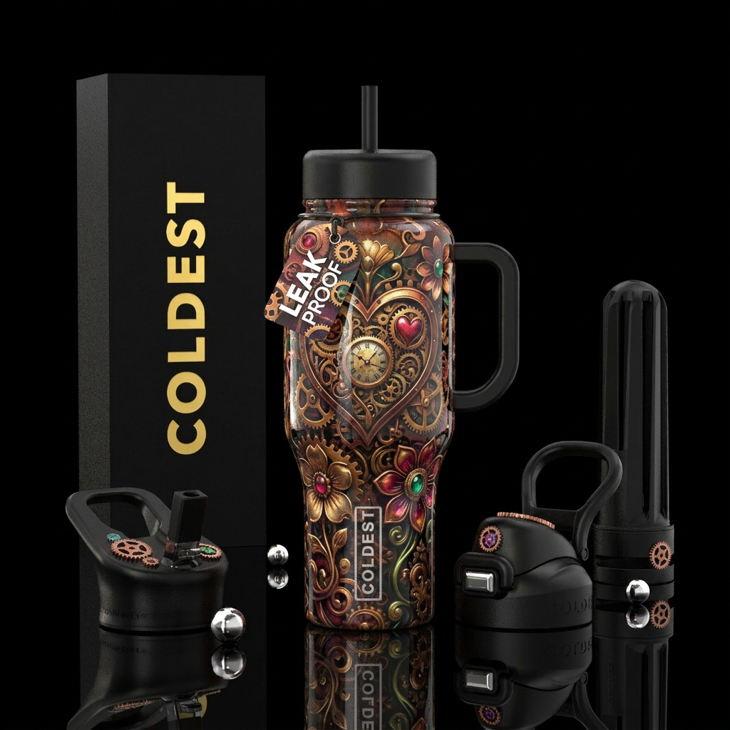 Art water bottle design
