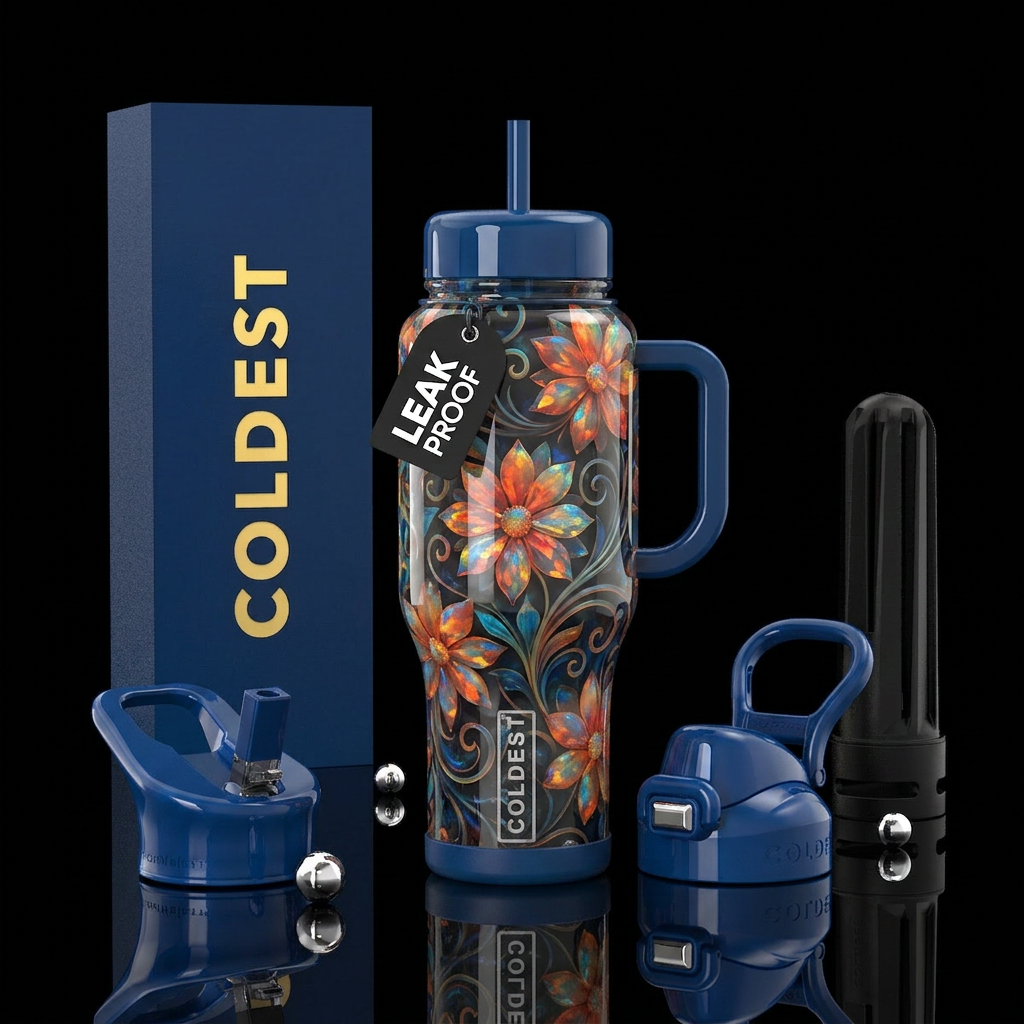 Art water bottle design