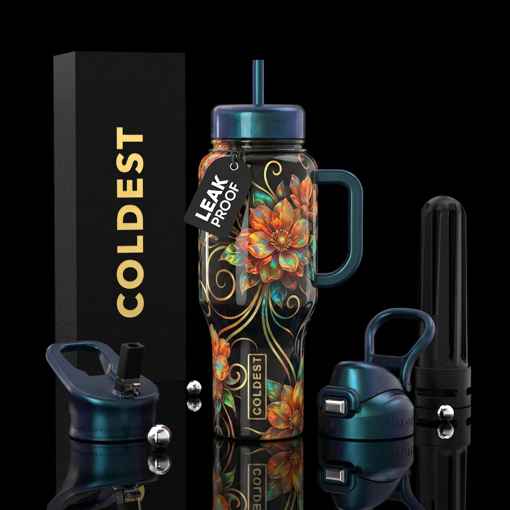Art water bottle design