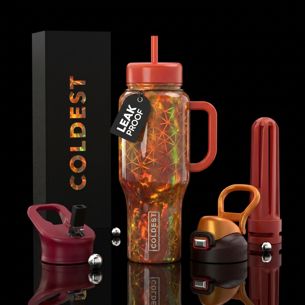 Art water bottle design