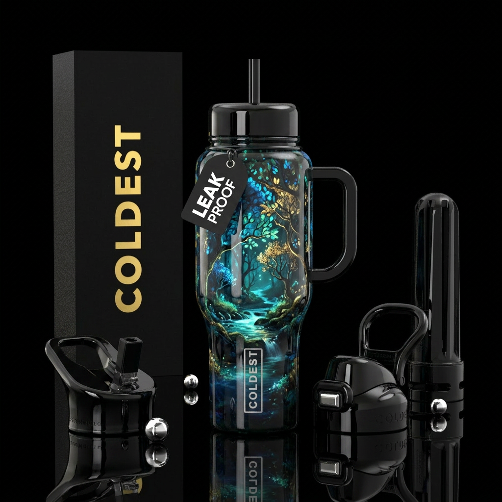 Nature water bottle design