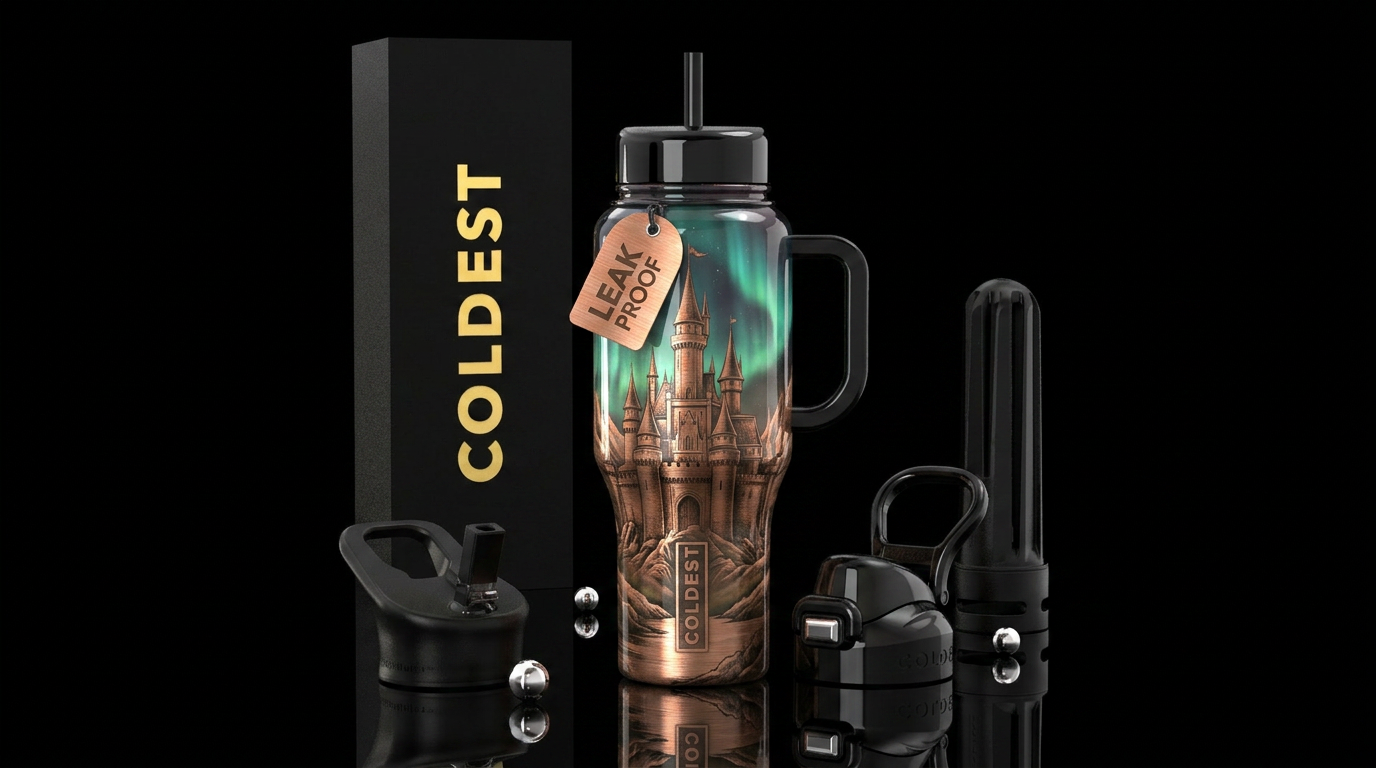 Art water bottle design