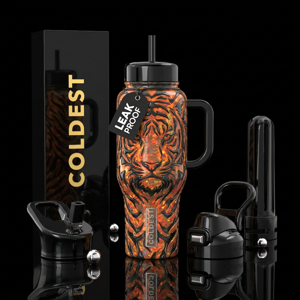 Art water bottle design