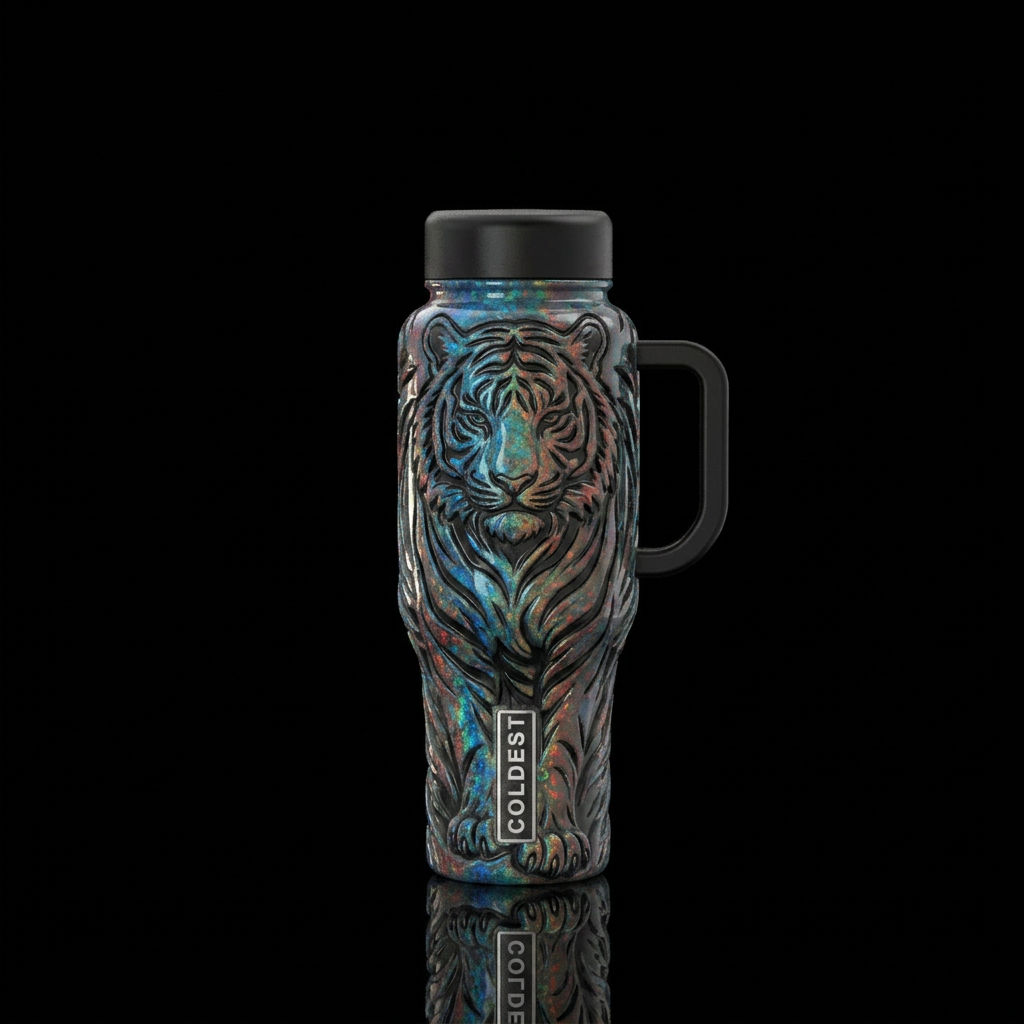 Art water bottle design
