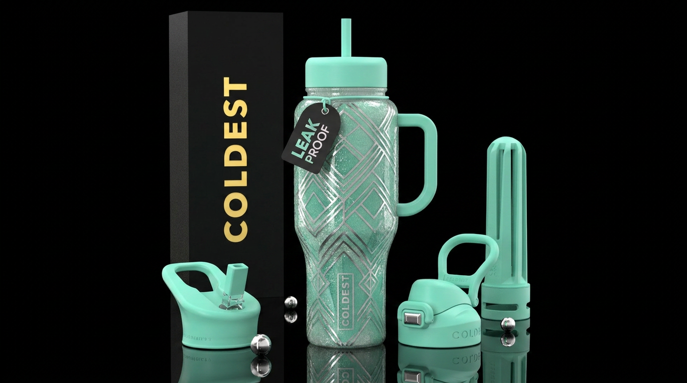 Art water bottle design