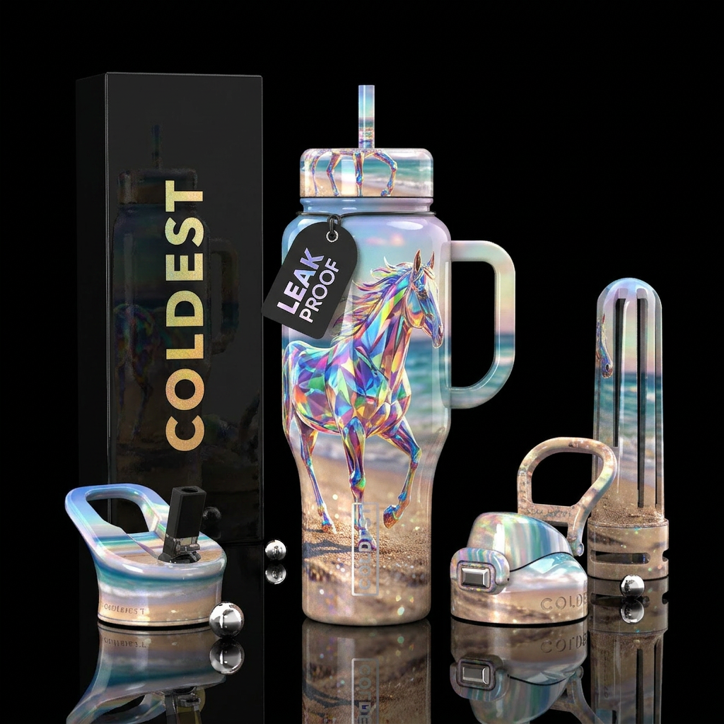 Art water bottle design