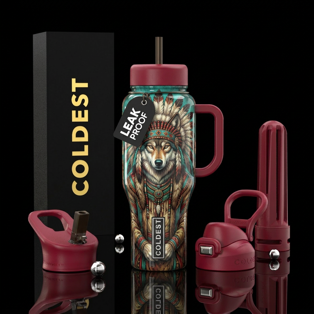 Art water bottle design