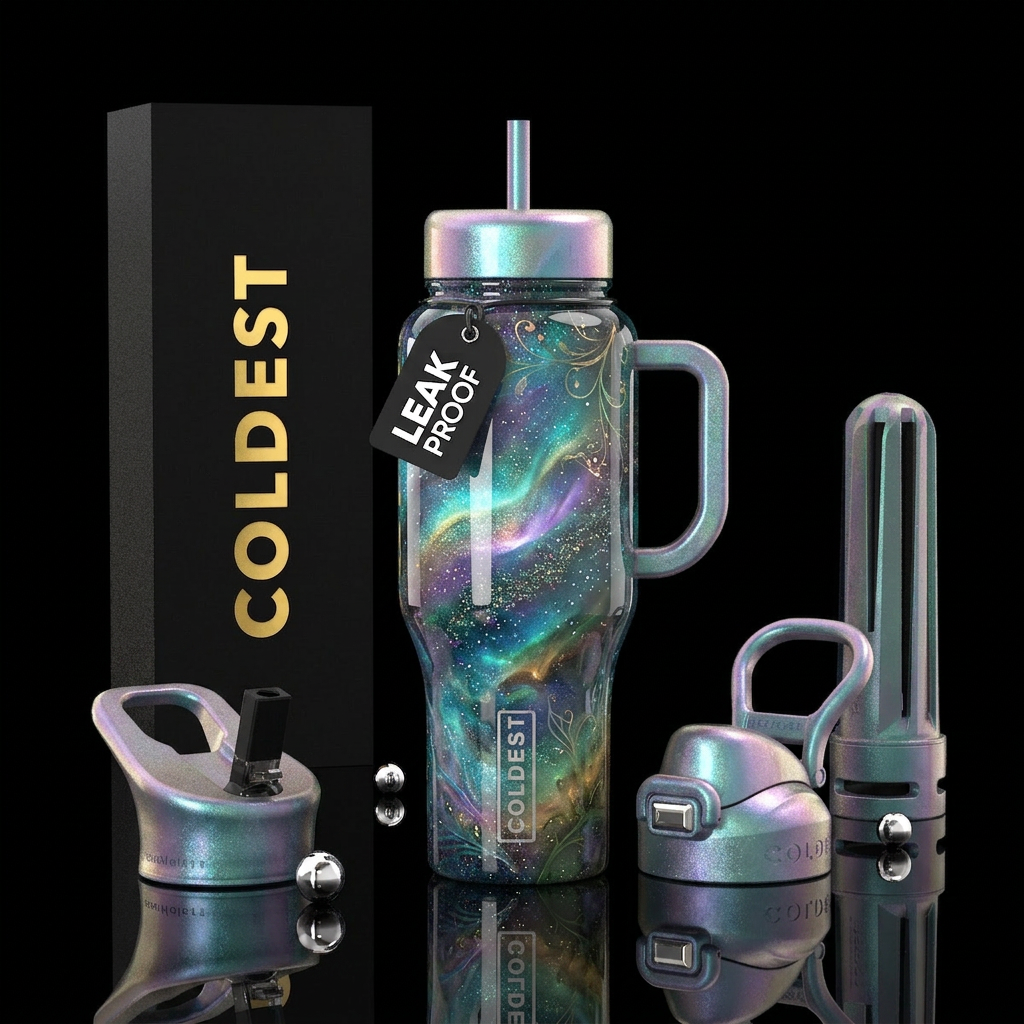 Art water bottle design