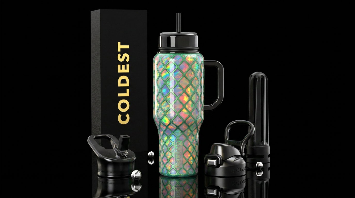 Art water bottle design