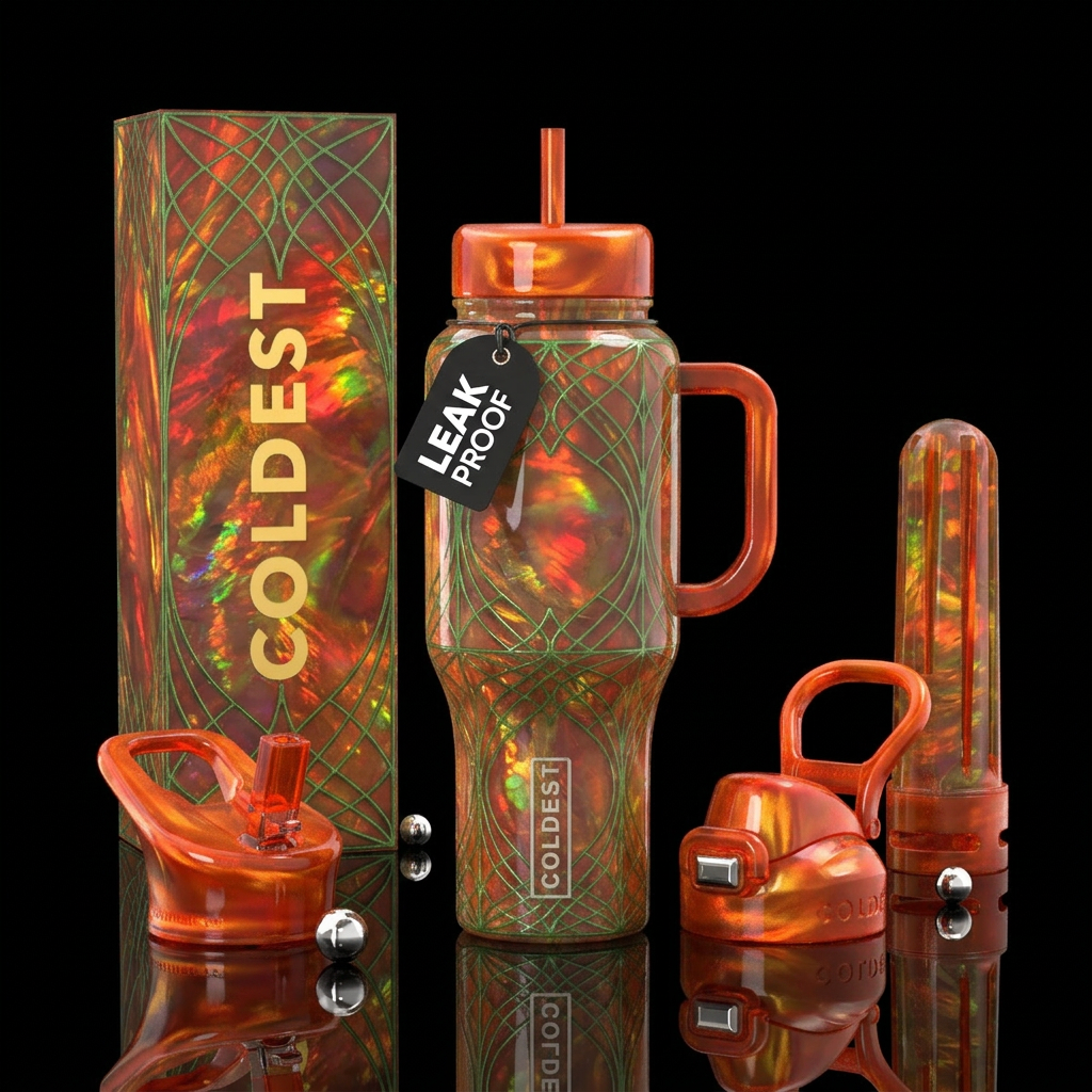 Art water bottle design
